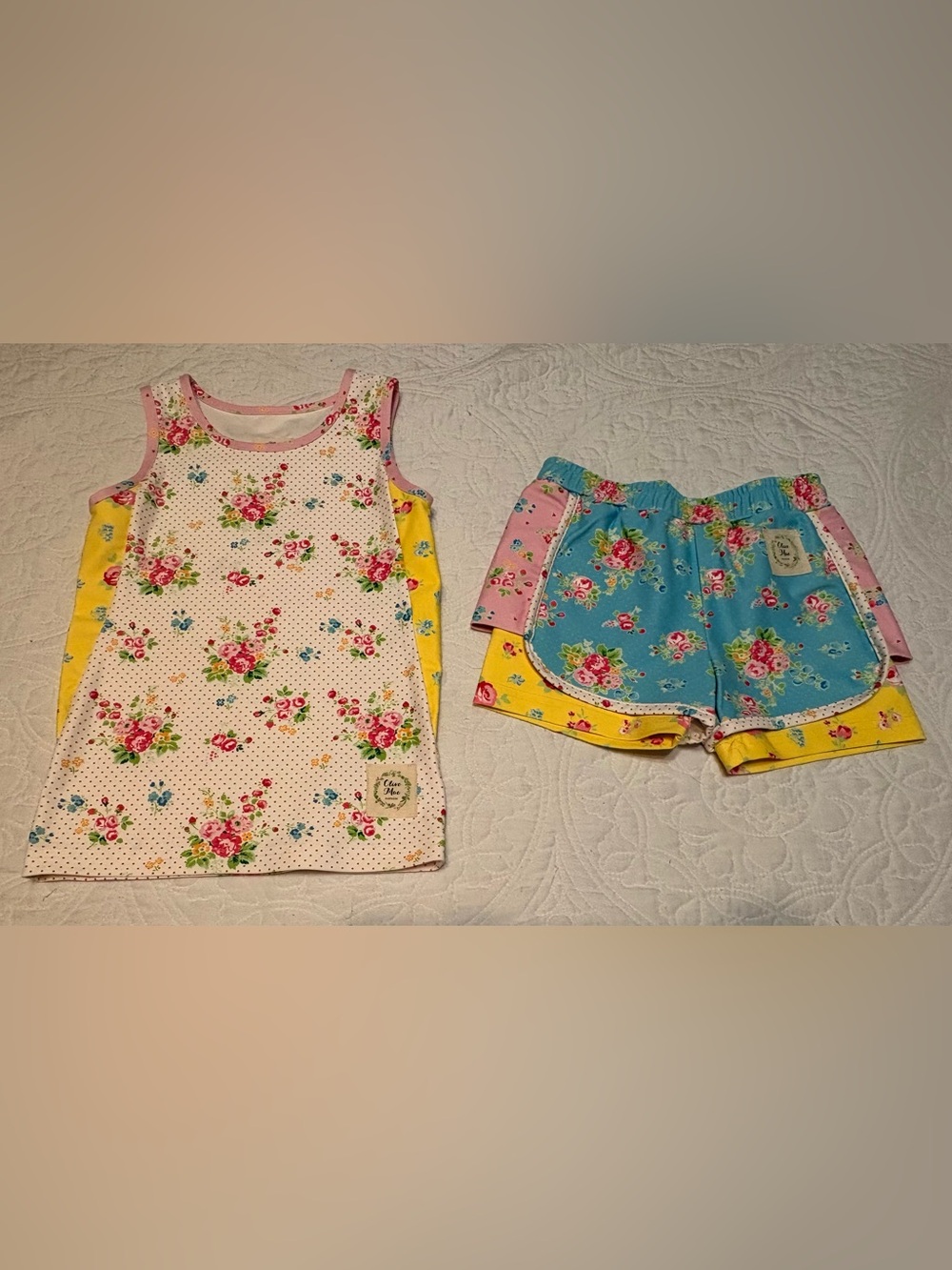 Olive Mae Floral Print Athletic Set-HTF-Size 5
